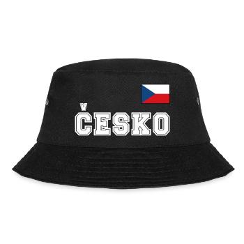 Czech Republic Jersey Look – Česko with Flag Flag - Bucket Hat - black - Front - Lela (165cm)