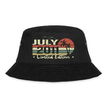 July 13th Anniversary Vintage Born 2011 Vibe - Bucket Hat - black - Front - Lela (165cm)