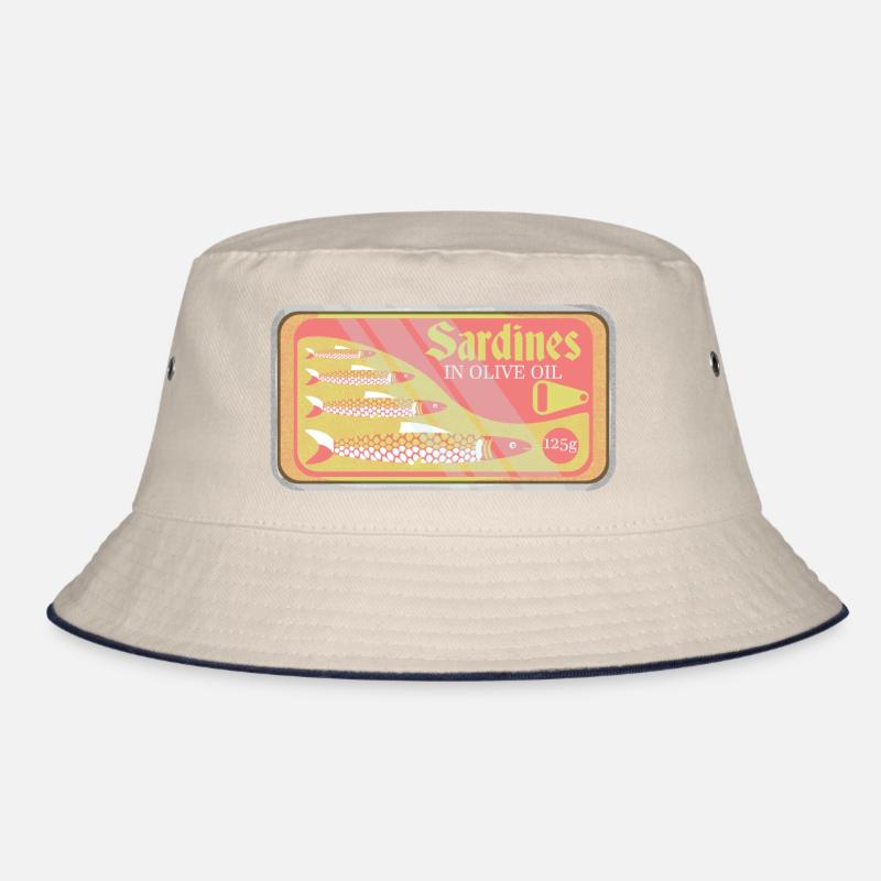 Sardines in a tin pop art Bucket Hat