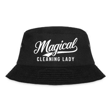 For humorous cleaning professionals - Bucket Hat - black - Front - Lela (165cm)