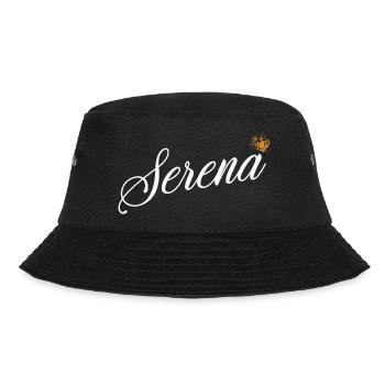 Serena Name für Frauen Kinder Kleinkinder - Serena - Bucket Hat - Schwarz - Vorne - Lela (165cm)