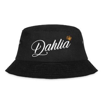 Dahlia Name for Women Kids Toddlers - Dahlia Last - Bucket Hat - black - Front - Lela (165cm)