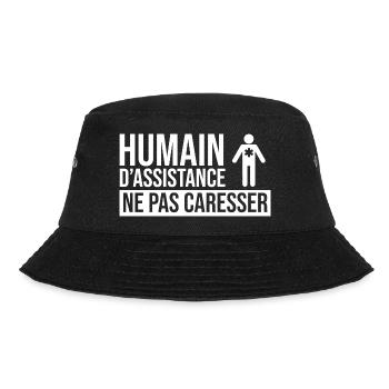 Humain d’assistance Ne pas caresser - Bob - noir - Devant - Lela (165cm)