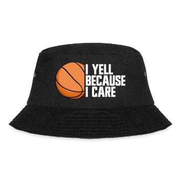 Basketball-Eltern-Basketball - Bucket Hat - Schwarz - Vorne - Lela (165cm)