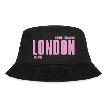 Typographie londonienne Pink Bold - Bob - noir - Devant - Lela (165cm)