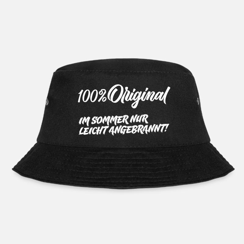 100% Original – leicht angebrannt - Bucket Hat - Schwarz