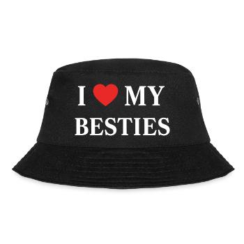 I Love My Besties J'aime Mes Meilleurs Amis - Bob - noir - Devant - Lela (165cm)