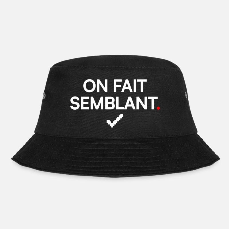 TU SO, ALS OB. Bürohumor - Bucket Hat - Schwarz