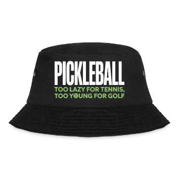 Joueur de pickleball trop paresseux pour le tennis pickleball - Bob - noir - Devant - Lela (165cm)