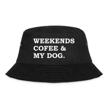 Week-ends Coffee et My Dog Funny Dog Coffee - Bob - noir - Devant - Lela (165cm)