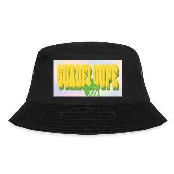 Guadeloupe 971 Souvenir-Geschenkkarte - Bucket Hat - Schwarz - Vorne