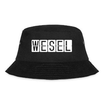 Wesel Airport Sign - Bucket Hat - black - Front - Lela (165cm)