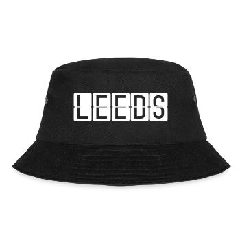 Leeds Airport Sign - Bucket Hat - black - Front - Lela (165cm)