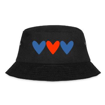 PAAR. ICH HABE GERADE GEHEIRATET. Junggesellinnenabschied. VALENTINSTAG. MARIES - Bucket Hat - Schwarz - Vorne - Lela (165cm)