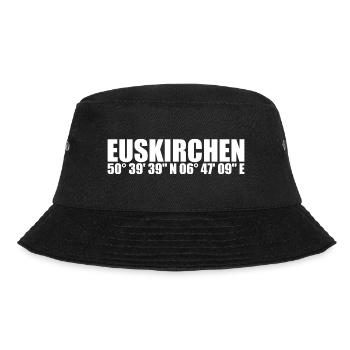Euskirchen Koordinaten - Bucket Hat - Schwarz - Vorne - Lela (165cm)