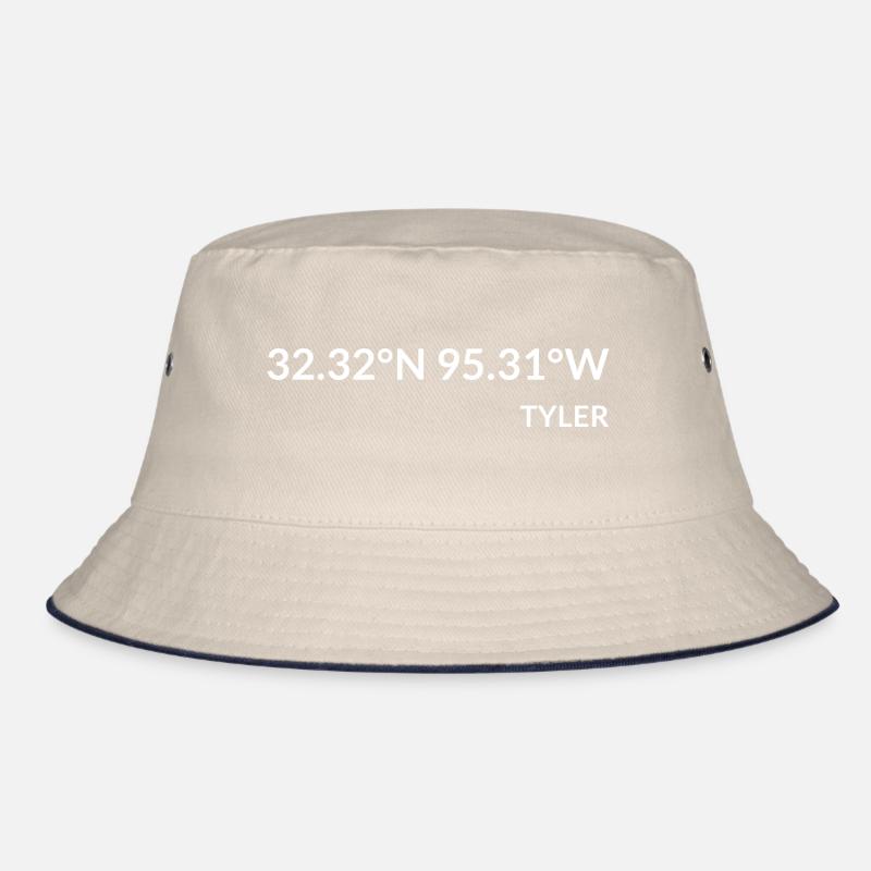 Tyler, Texas, USA Coordinates Bucket Hat