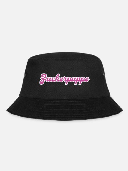 Zuckerpuppe pink - Bucket Hat - Schwarz