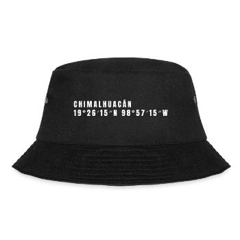 State of Mexico Mexico Coordinates - Bucket Hat - black - Front - Lela (165cm)