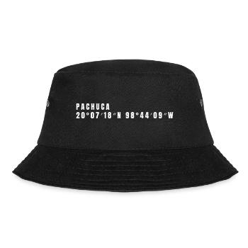 Hidalgo Mexiko Koordinaten - Bucket Hat - Schwarz - Vorne - Lela (165cm)