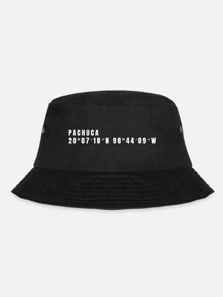 Hidalgo Mexiko Koordinaten - Bucket Hat - Schwarz