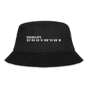 Nuevo León, Mexico Coordinates - Bucket Hat - black - Front - Lela (165cm)