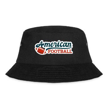 American football saying text gift idea - Bucket Hat - black - Front - Lela (165cm)