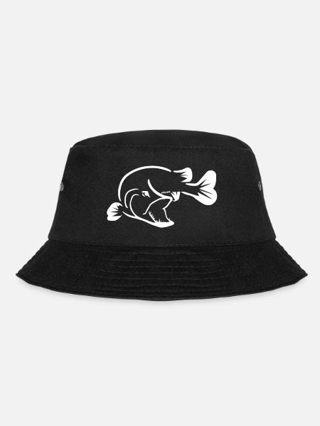 Hecht Angeln - Bucket Hat - Schwarz