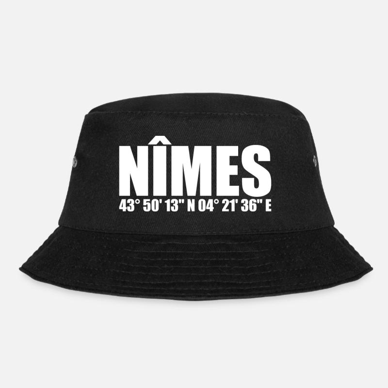 Coordonnées de Nîmes - Bob - noir