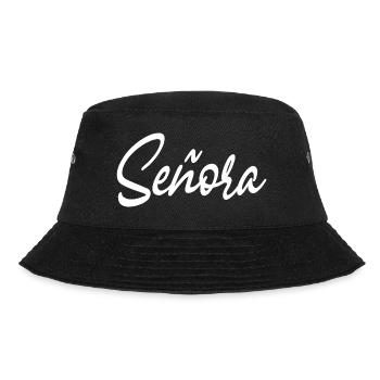 Señora Engagement Bride To Be Wedding Party - Bucket Hat - black - Front - Lela (165cm)