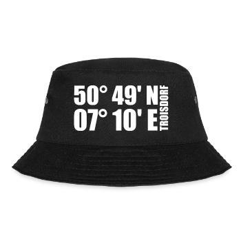 Troisdorf Koordinaten - Bucket Hat - Schwarz - Vorne - Lela (165cm)