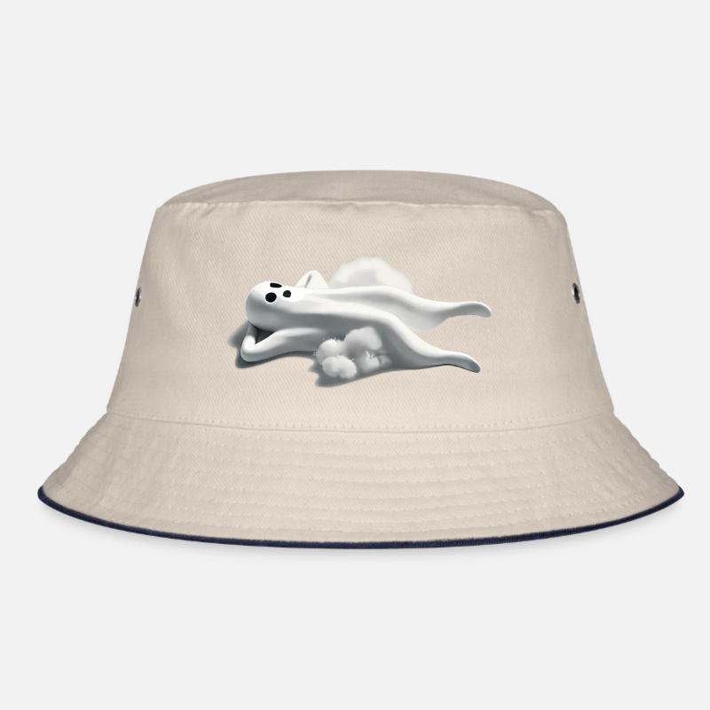 Relaxed Ghost Halloween - Fantasma Relax Bucket Hat