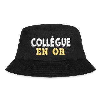 Collègue En Or Cadeau Drôle Collègue Qui Déchire - Bob - noir - Devant - Lela (165cm)