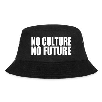 No culture no future - Bucket Hat - black - Front - Lela (165cm)