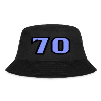70. 70 YEARS. 70TH ANNIVERSARY. 70TH ANNIVERSARY. - Bucket Hat - black - Front - Lela (165cm)