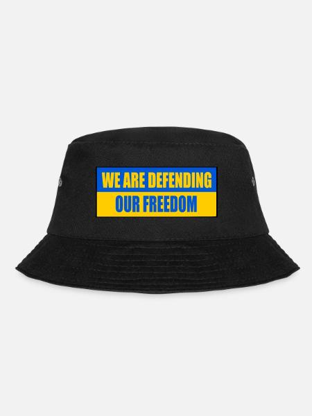 We are defending our freedom - Bucket Hat - Schwarz