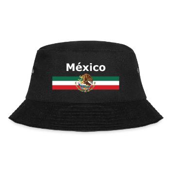 Mexique - Drapeau et armoiries - Bob - noir - Devant - Lela (165cm)