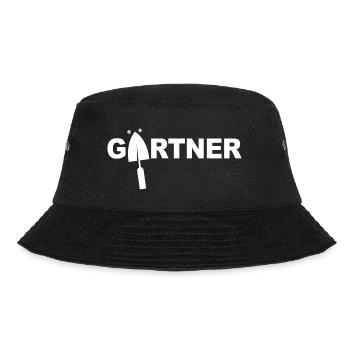 Gärtner - Bucket Hat - Schwarz - Vorne - Lela (165cm)