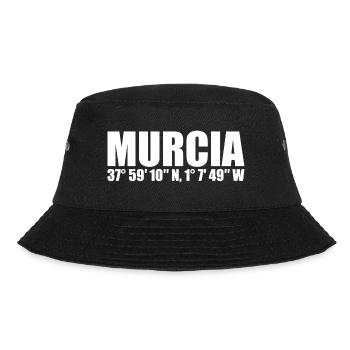 Murcia Koordinaten - Bucket Hat - Schwarz - Vorne - Lela (165cm)