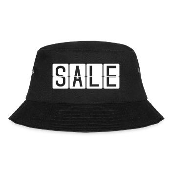 Sale Flughafentafel - Bucket Hat - Schwarz - Vorne - Lela (165cm)