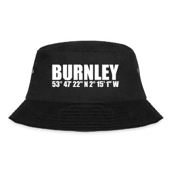 Burnley Koordinaten - Bucket Hat - Schwarz - Vorne - Lela (165cm)