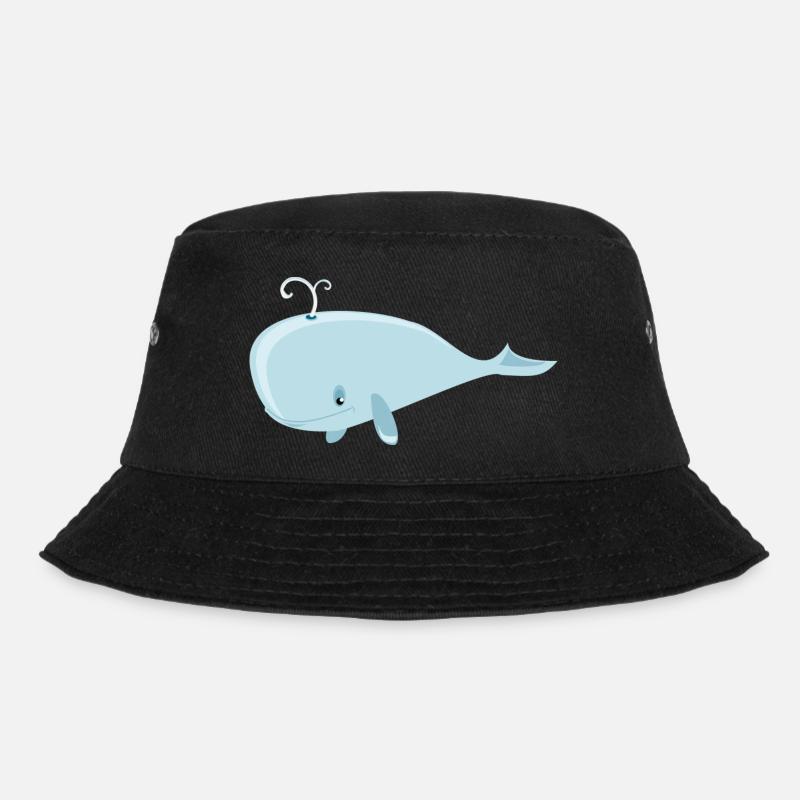 Wal - Bucket Hat - Schwarz