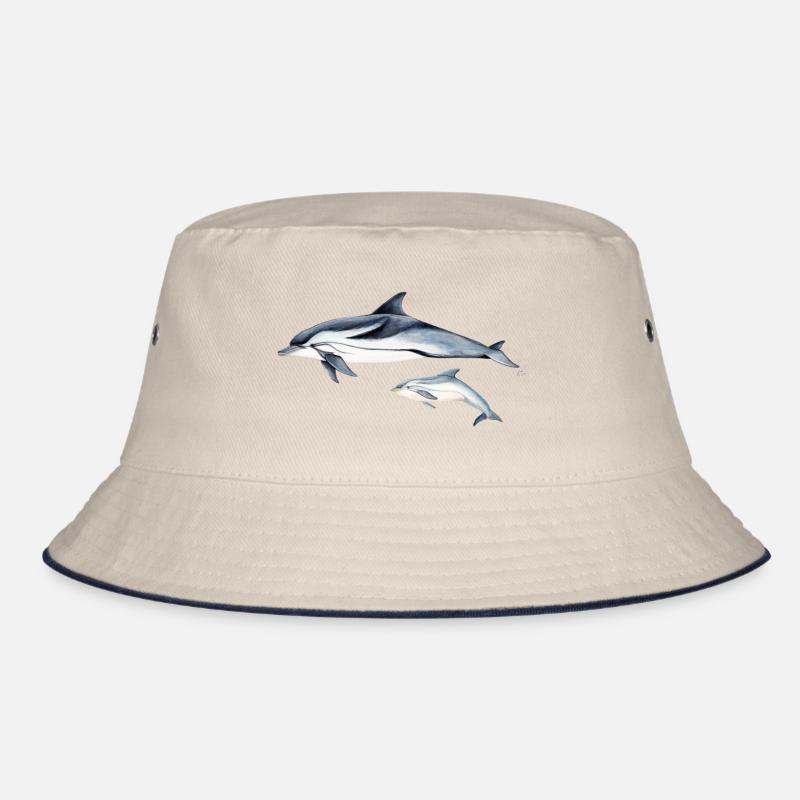 Dolphin Liste - Striped dolphin - dauphin Bucket Hat