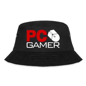 PC Gamer Computer Gaming Gift Gift Idea - Bucket Hat - black - Front - Lela (165cm)