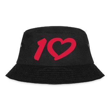 1 | 10 | Birthday | Geburtstag | Jubilee | - Bucket Hat - black - Front - Lela (165cm)