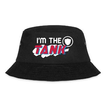 I'm the Tank (lettering) - Bucket Hat - black - Front - Lela (165cm)