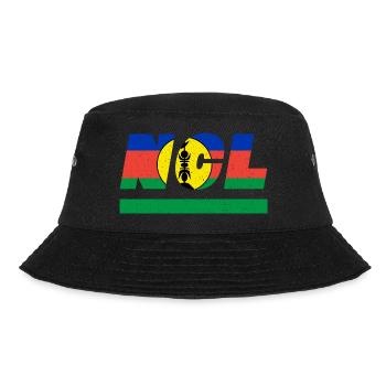 NCL flag flag New Caledonia gift idea island - Bucket Hat - black - Front - Lela (165cm)