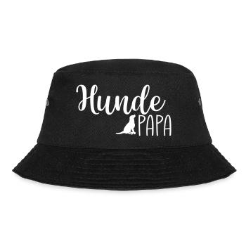 Hundepapa - Bucket Hat - Schwarz - Vorne - Lela (165cm)