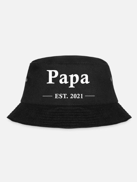 Lustige freche originelle werdende Papa Vatertag - Bucket Hat - Schwarz