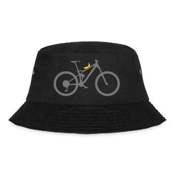 Mountain bike with provisions - Bucket Hat - black - Front - Lela (165cm)