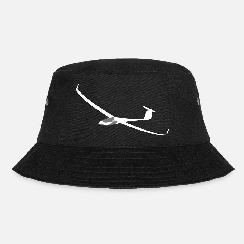 js1 Glider Glider Glider Pilot Pilot - Bucket Hat - black